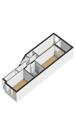 Floorplan - Osseweistraat 34B, 3023 DD Rotterdam